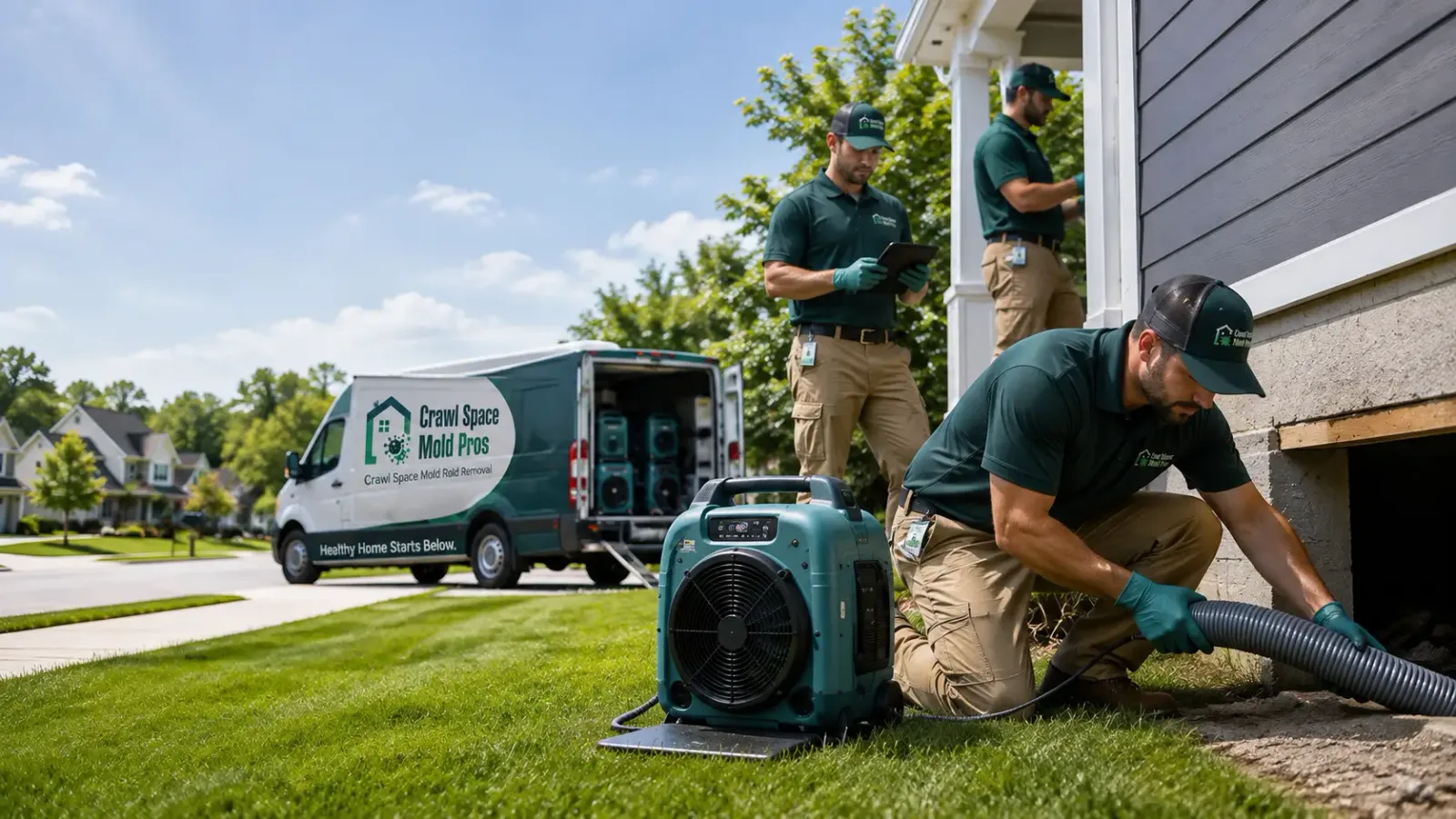 Crawl Space Mold Removal in Dalton, WI
